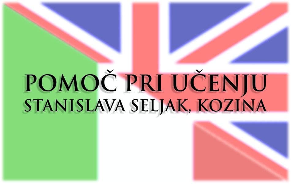 POMOČ PRI UČENJU, STANISLAVA SELJAK, KOZINA cover