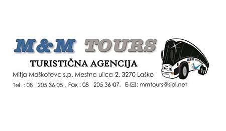 TURISTIČNA AGENCIJA, M&M TOURS, AVTOBUSNI PREVOZI, LAŠKO cover